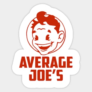 AVERAGE JOE Sticker